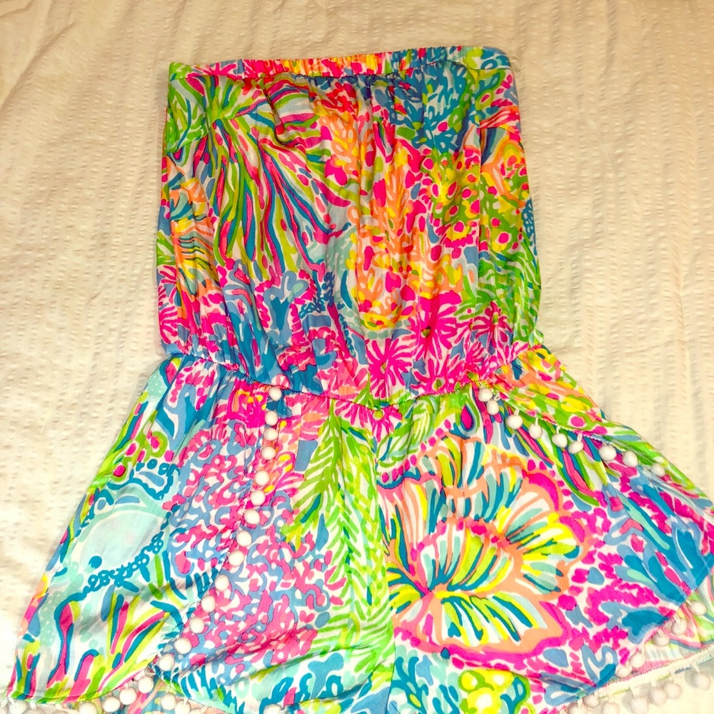Lilly pulitzer small daisy romper